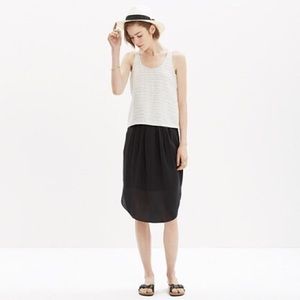 Madewell silk skirt